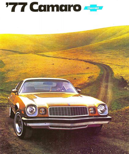 1977 chevy camaro brochure -camaro lt- camaro rally sport-chevy camaro