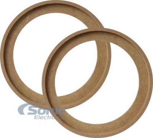 Audiopipe ring-6.5bz universal 6.5&#034; mdf speaker rings w/ bezel