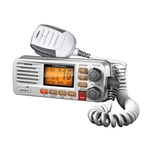 Uniden um380 vhf marine band fixed mount radio - free shipping