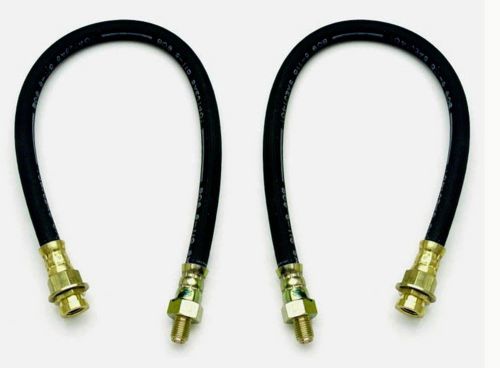 New! 1964-1966 ford mustang brake hose left and right side pair v8 260 289