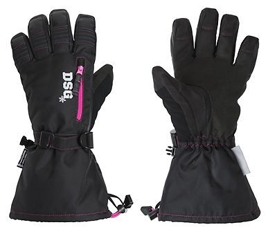 Divas snowgear craze 2016 womens snowmobile gloves black/pink