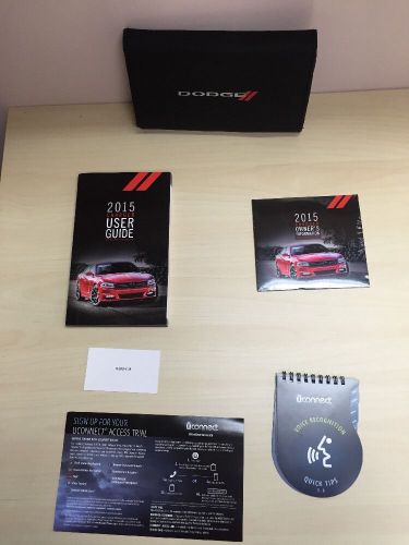 2015 dodge charger owner manual guide with case