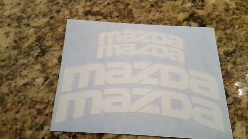 Mazda sticker decals