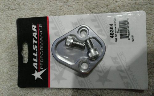 Allstar performance 40304 billet aluminum fuel pump block-off plate