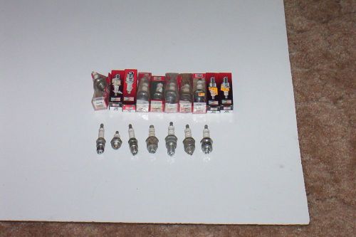 Lot of 14 assorted champion spark plugs nos