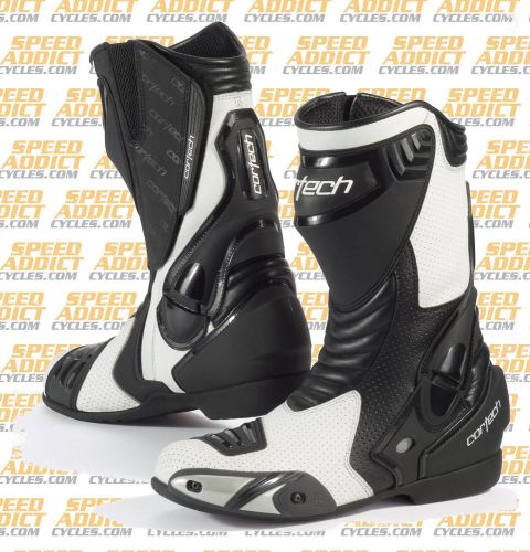 Cortech latigo rr white black boots size 8