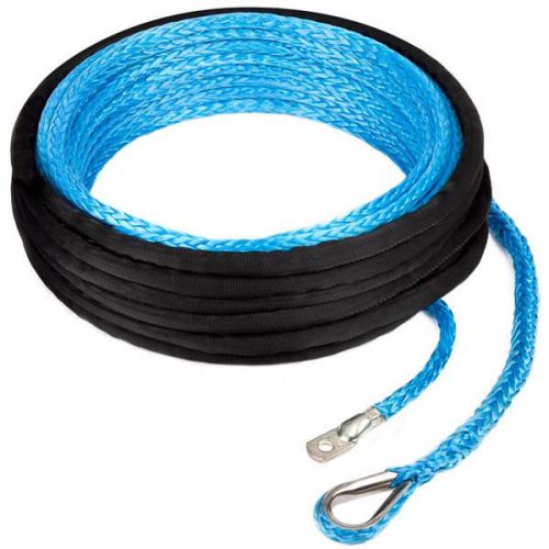 75&#039; x 5/16&#034; dyneema synthetic winch rope cable 11000lbs offroad suv/jeep