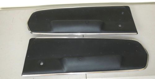 1967 ford mustang door panels deluxe fastback black 67