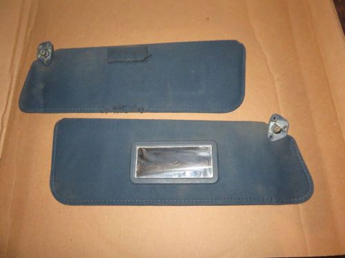 ★★1988-94 silverado sierra oem blue sun visors lh rh side- sunvisors shade★★