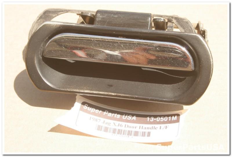 1987 jaguar xj6  exterior door handle left front  13-0501m