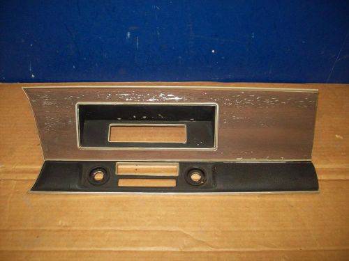 Plymouth scamp duster dodge dart demon woodgrain radio heater dash trim