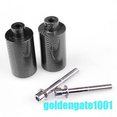 Carbon fiber look frame sliders crash protector set for yamaha fz1 06 07 08 gg