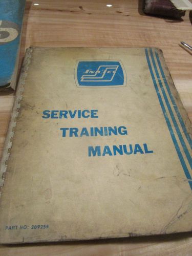 Snojet service manual vintage