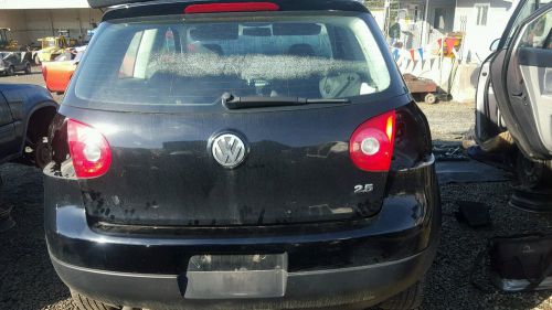 Vw rabbit mk5rear hatch lift gate fits 06 07 08 09 10 blk