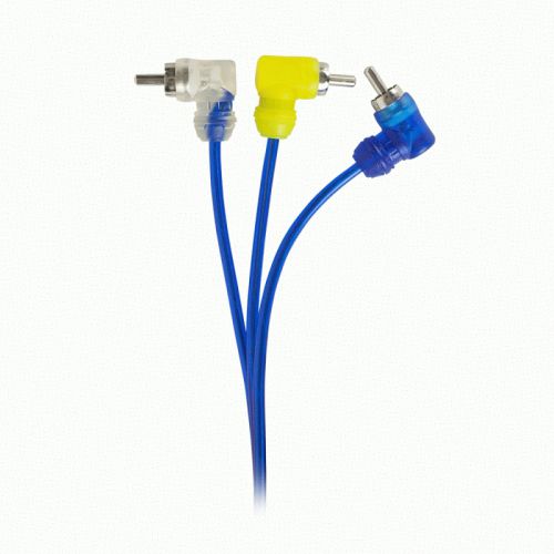 Install bay ibvrca4m rca with video cable 12 feet clear blue color - each/bag