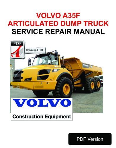 Volvo a35f articulated dump truck service repair manual