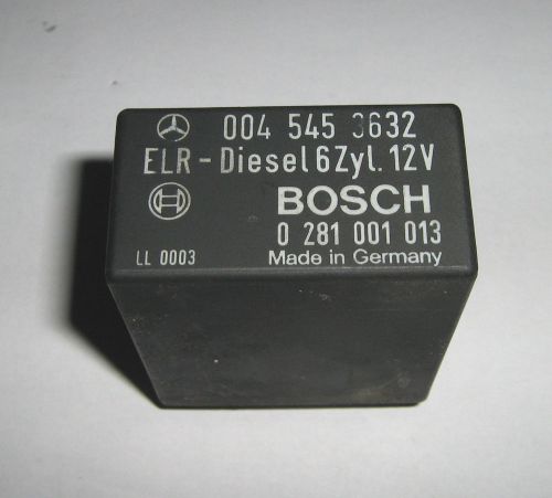 Mercedes w124 elr relay module 004 545 3632 bosch oem 6 cyl om603 om606