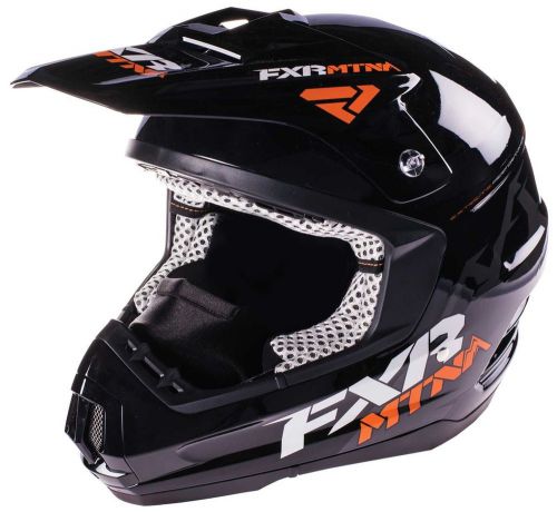 2016 fxr torque mtn black snowmobile helmet-m-xl-2xl-xxl-  brand new  - dot/ece