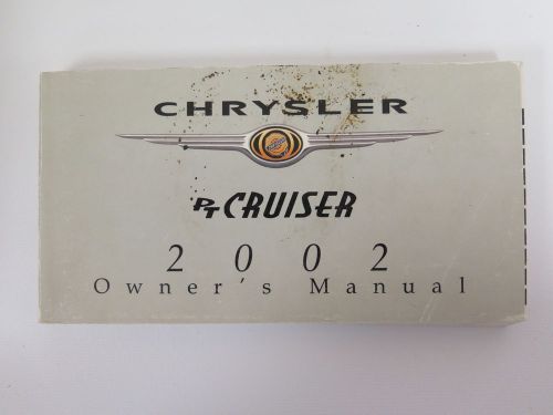 2002 chrysler pt cruiser owners manual guide book