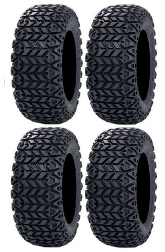 Full set of sti atx trail 22x10-10 (4ply) dot golf cart tires (4)