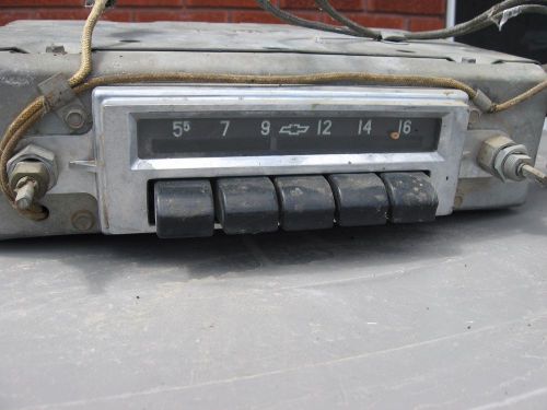 Antique classic chevrolet car radio