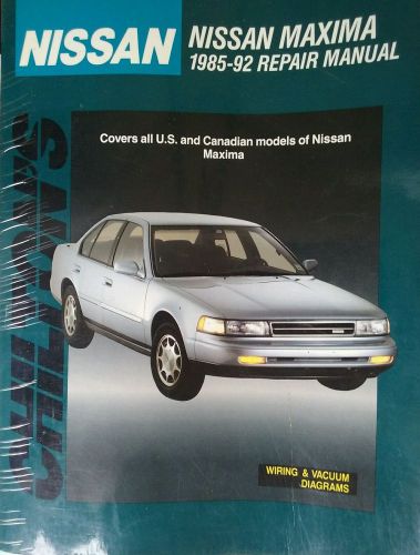 Nissan maxims 85-92 chilton repair manual