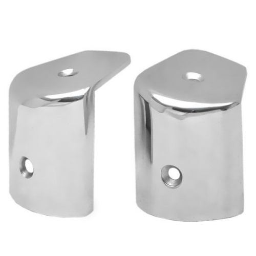 Sea fox boats stainless steel marine rub rail molding end caps (pair)