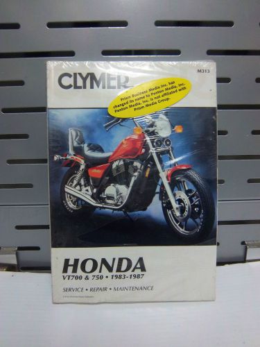 Clymer service manual: honda vt 700/750 1983-87