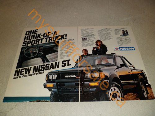 1983 nissan sport truck article / ad