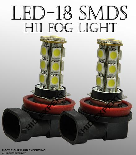 Abl x2 pcsled h11 18smd hyper white fog light direct replace bulbs fast ship oh2