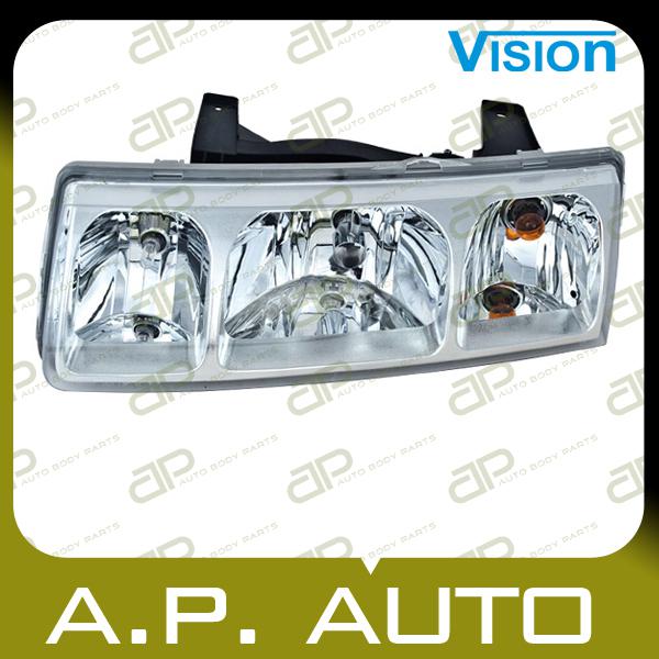 Head light lamp assembly 05-05 saturn vue left l/h base red line driver side