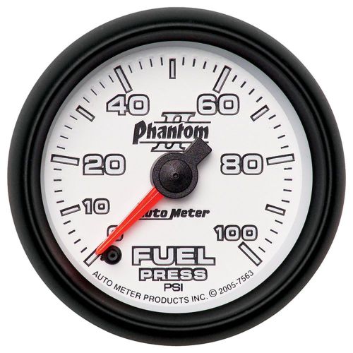 Auto meter 7563 phantom ii; electric fuel pressure gauge