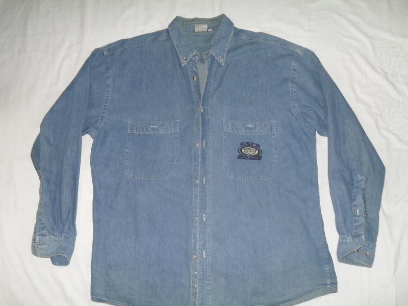 Arctic cat wear denim shirt xl