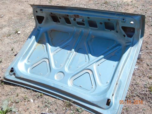 1966 plymouth satellite deck trunk lid rust free