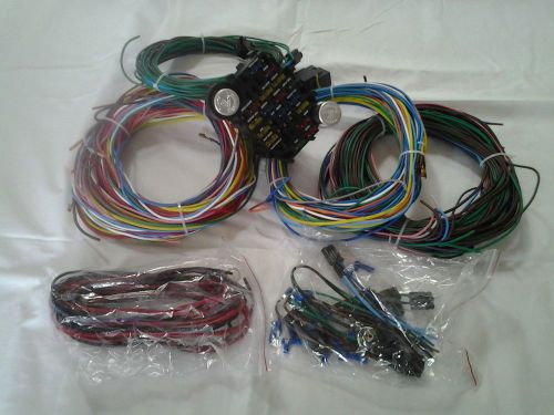 22 circuit universal  wiring harness fits chevy,ford,dodge compare to painless