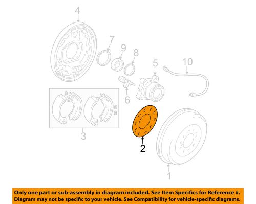 Toyota oem 95-16 tacoma brake-rear-drum gasket 4244435050