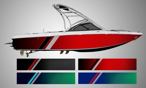 Wave cutter custom boat wrap - customized to fit your boat