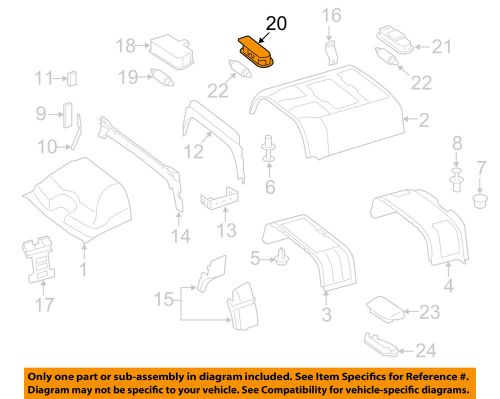 Mercedes mercedes-benz oem sprinter 2500 interior-roof-courtesy lamp 9068200701