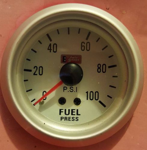 Autogauge fuel pressure gauge 0-100