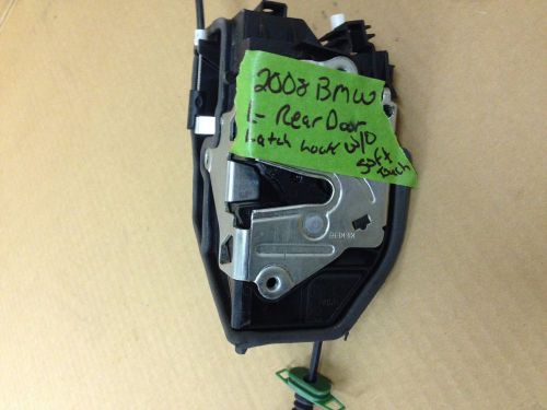 2008-2010 genuine bmw 528i 535i e60 oem left rear door latch lock actuator