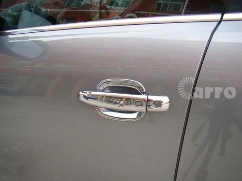 Abs plated chrome door handle covers silver color trim fit  audi q5 2013-2016