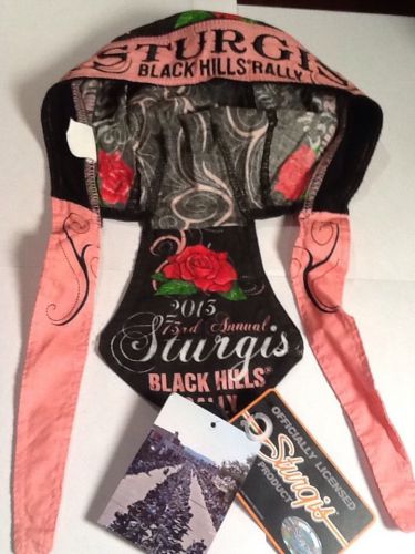 Sturgis 2013 nwt black hills rally bandana biker doo do du rag head wrap