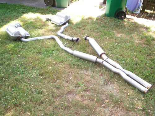 2013 dodge challenger srt8 factory cat back exhaust in excellent condition