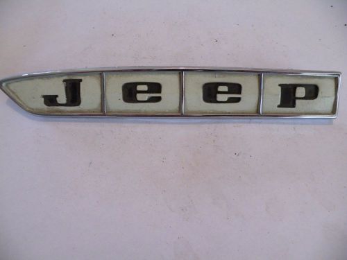 Vintage jeep emblem