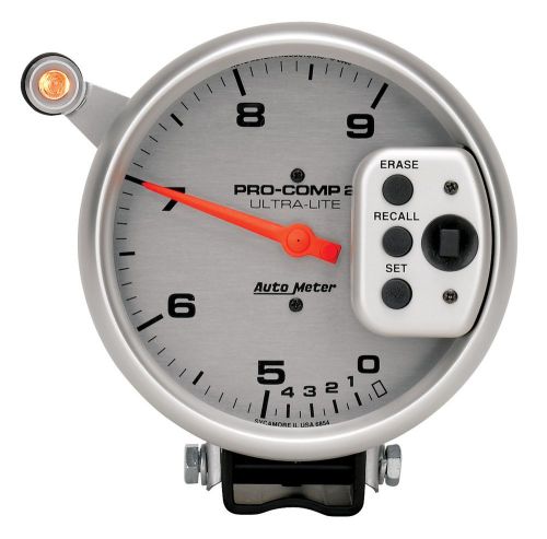 Auto meter 6854 ultra-lite; dual range tachometer