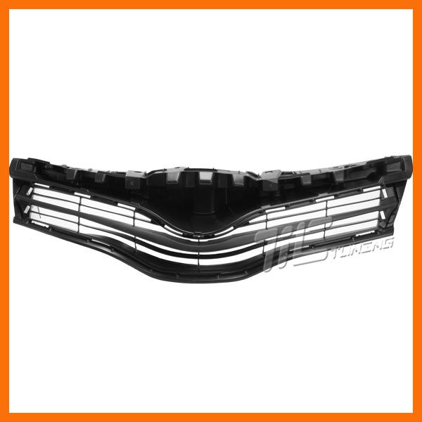 12 13 toyota yaris front grille base to1200347 plastic black insert le hatchback