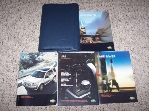 2010 land rover lr2 factory original owner&#039;s owner user manual set 4wd 3.2l