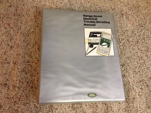 1992 land rover range rover electrical wiring diagrams manual 3.9l v8 county