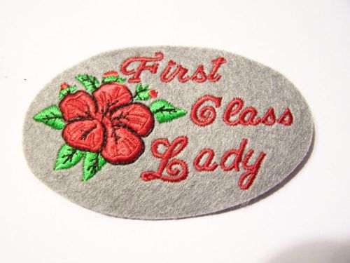 #0550 motorcycle vest path first class lady red rose for lady rider