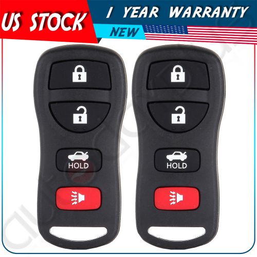 2 new replacement keyless entry remote control key fob clicker for kbrastu15